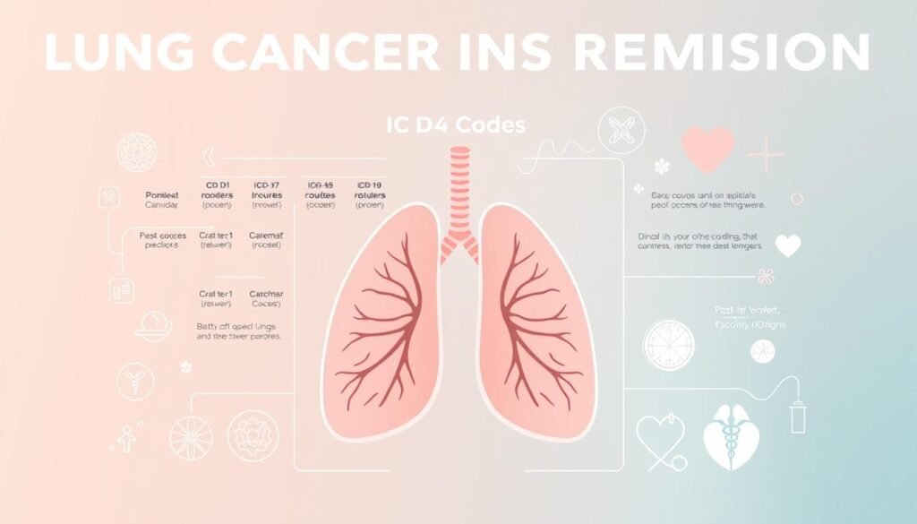 lung cancer in remission icd 10