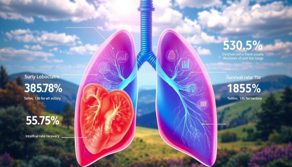 lung cancer lobectomy survival rates