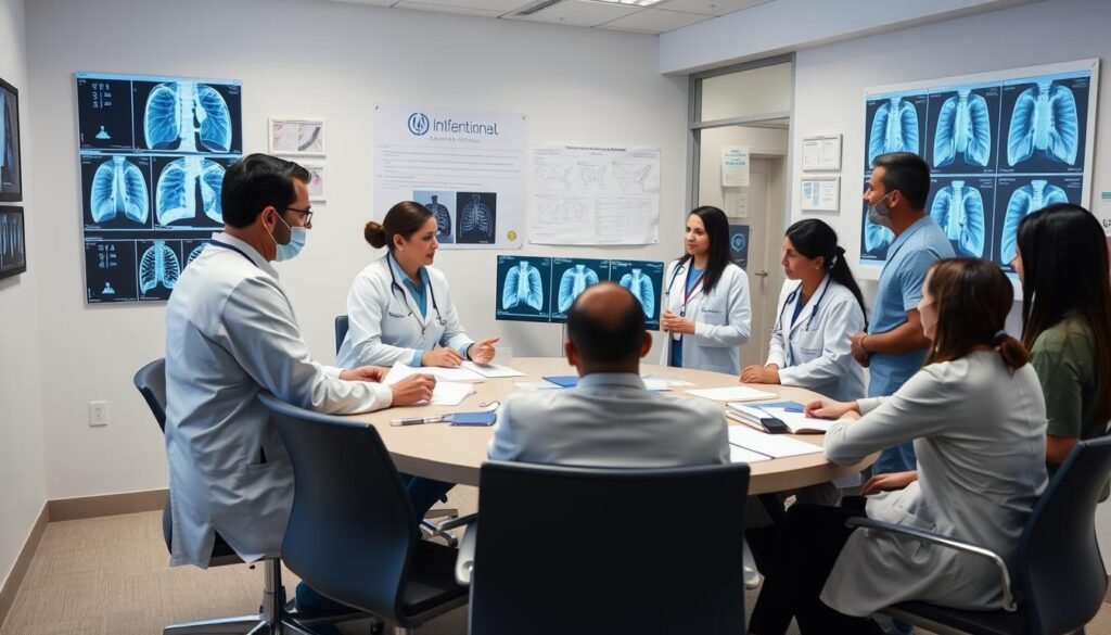 lung cancer multidisciplinary team evaluation