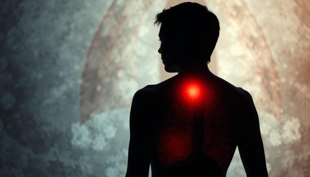 lung cancer pain in back