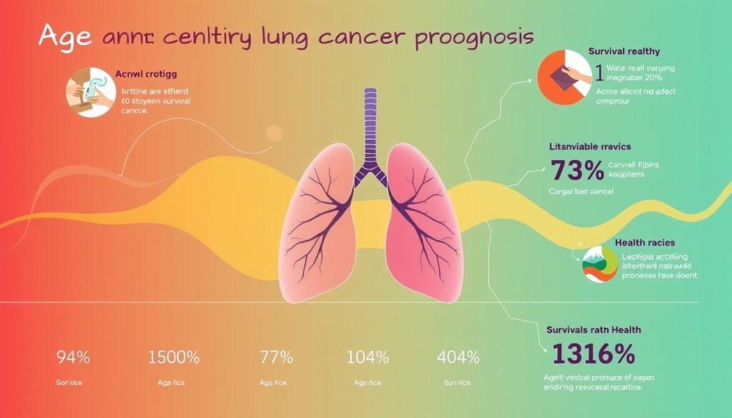 lung cancer prognosis by age