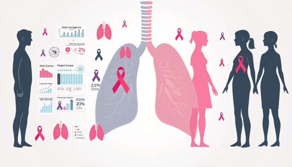 lung cancer prognosis by gender
