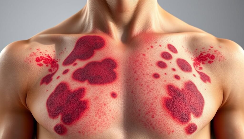 lung cancer rash