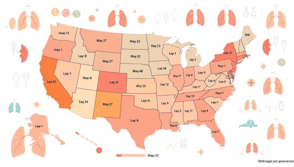 lung cancer rates by state