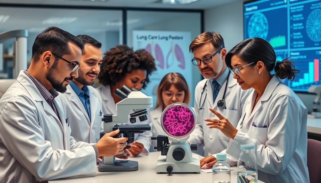 lung cancer research involvement