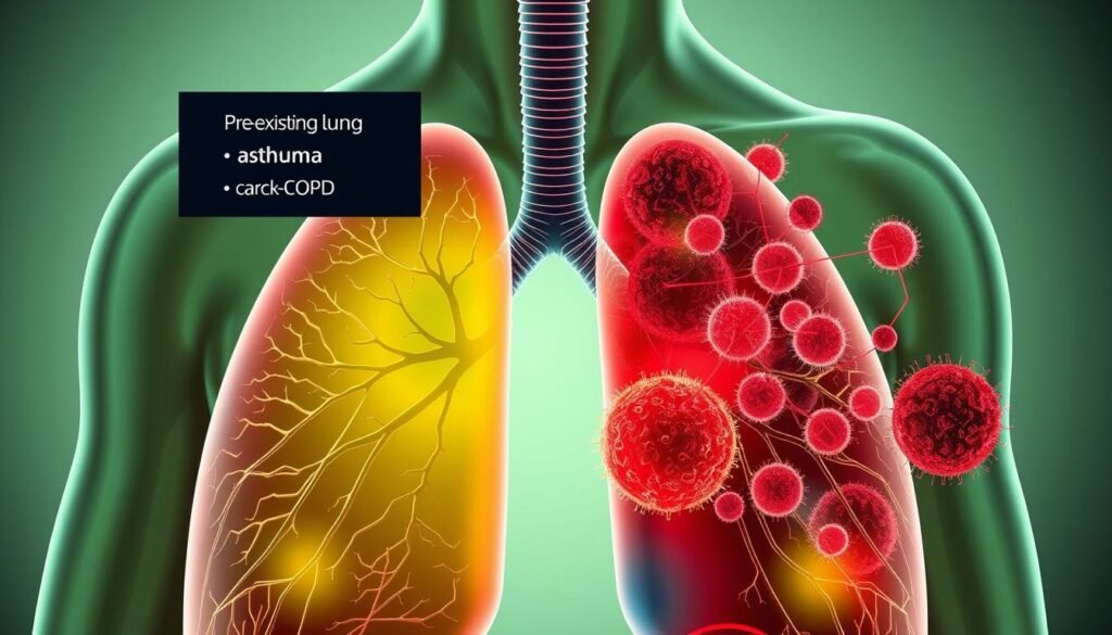 lung cancer risk in patients with pre-existing conditions
