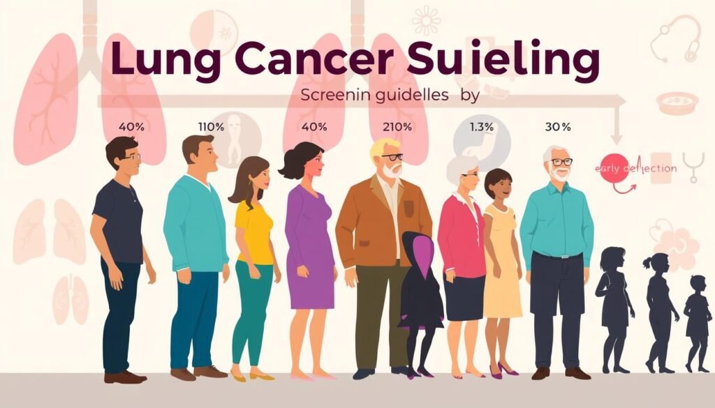 lung cancer screening guidelines by age