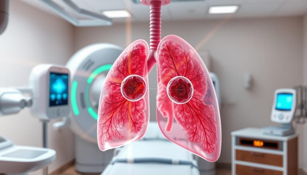 lung cancer simulation