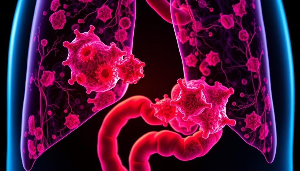 lung cancer spread to colon