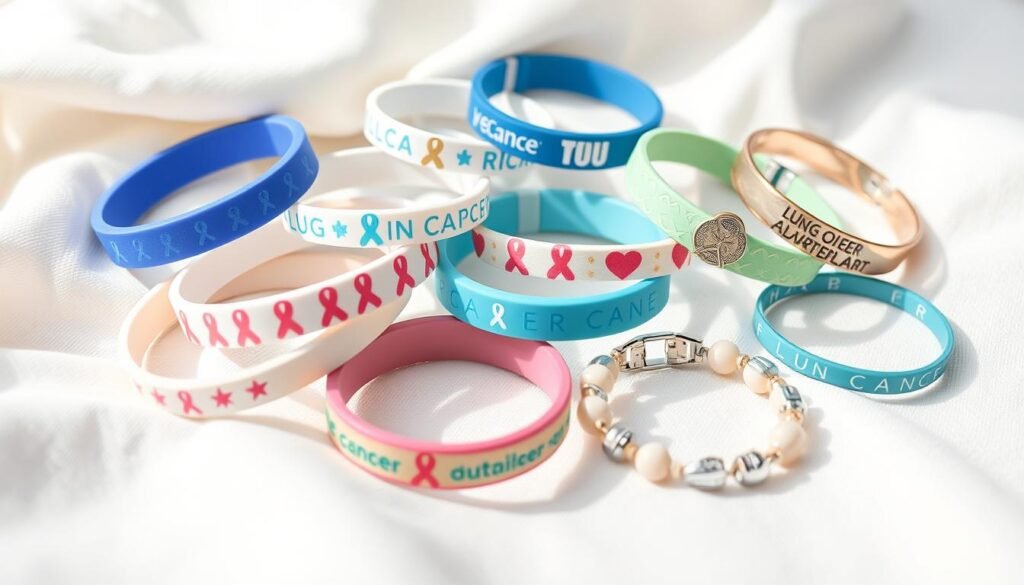 lung cancer support bracelets
