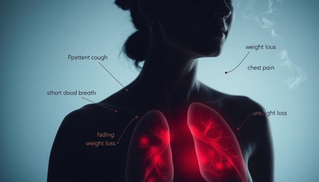 lung cancer symptoms in women