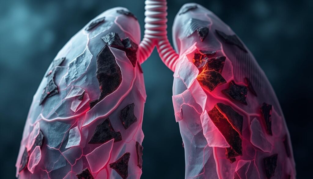 lung damage from radiation therapy for breast cancer