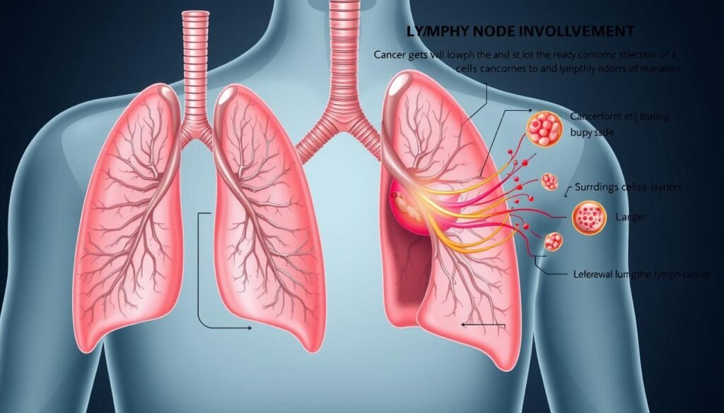 lymph node involvement in lung cancer