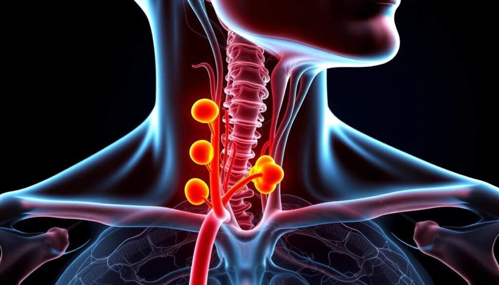 lymphoma lung cancer lymph nodes in neck