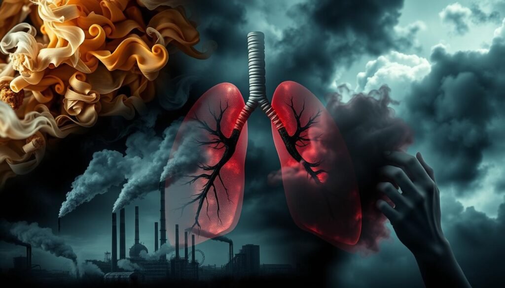 major causes of lung cancer