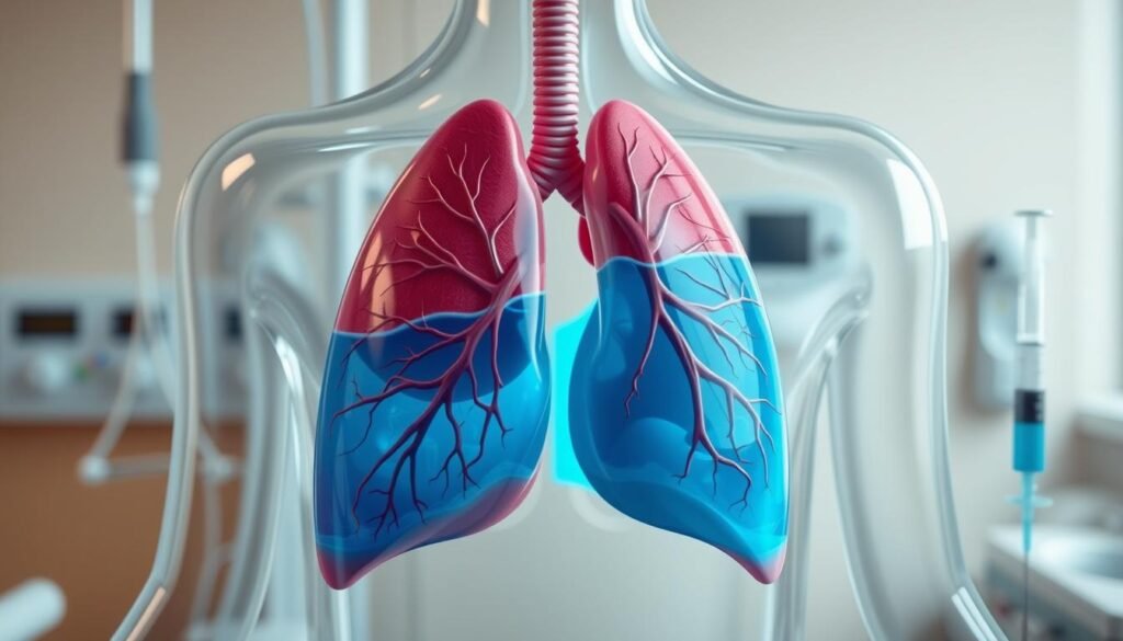 managing fluid in lungs with lung cancer