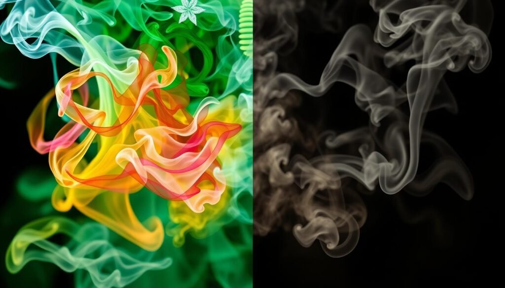 marijuana smoke comparison with tobacco smoke