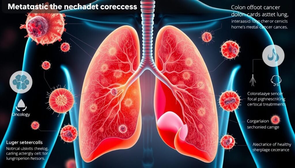 metastatic colon cancer to lung