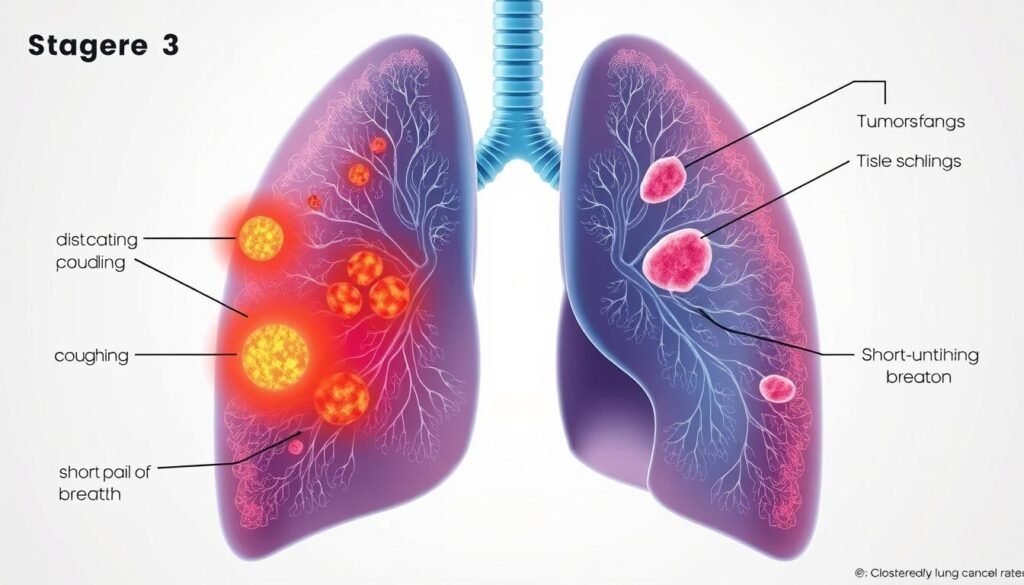 non-small cell lung cancer stage 3 symptoms
