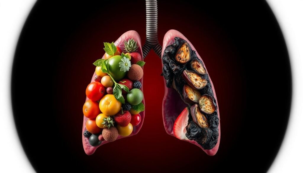 nutrient deficiency and lung cancer risk