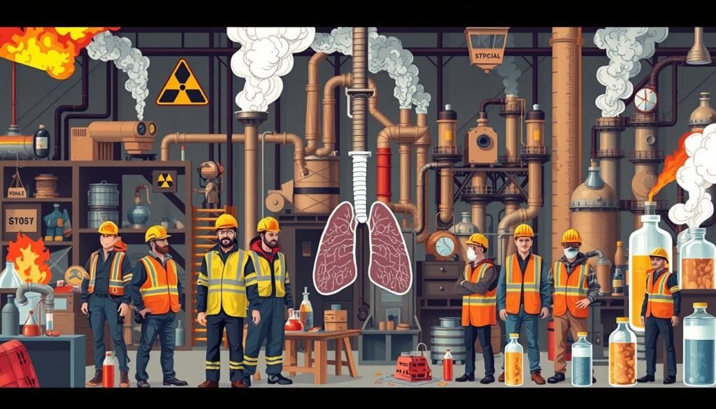 occupational exposures and lung cancer risk