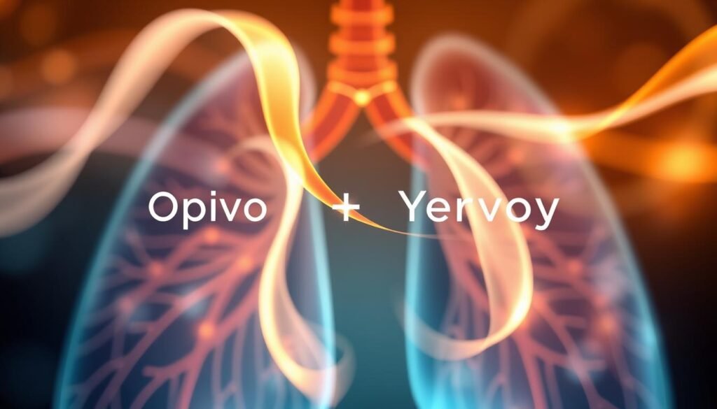 opdivo plus yervoy lung cancer