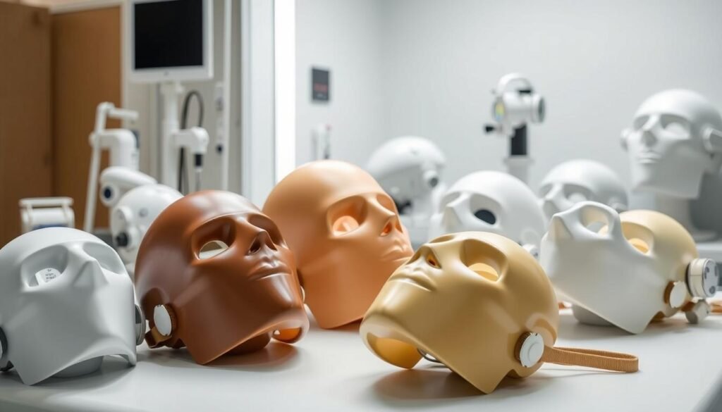 patient positioning devices and immobilization masks