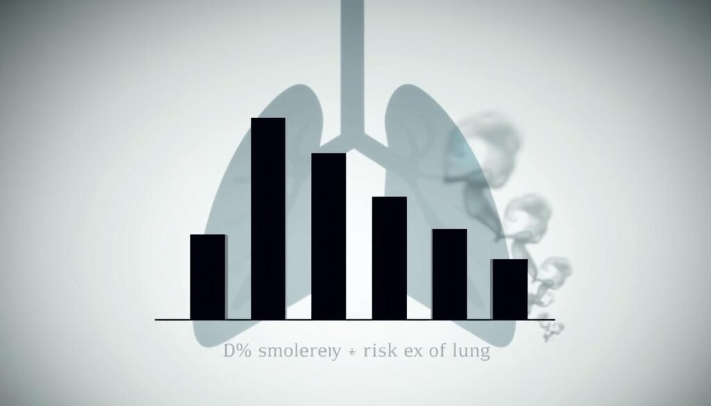 percentage of ex smokers who get lung cancer