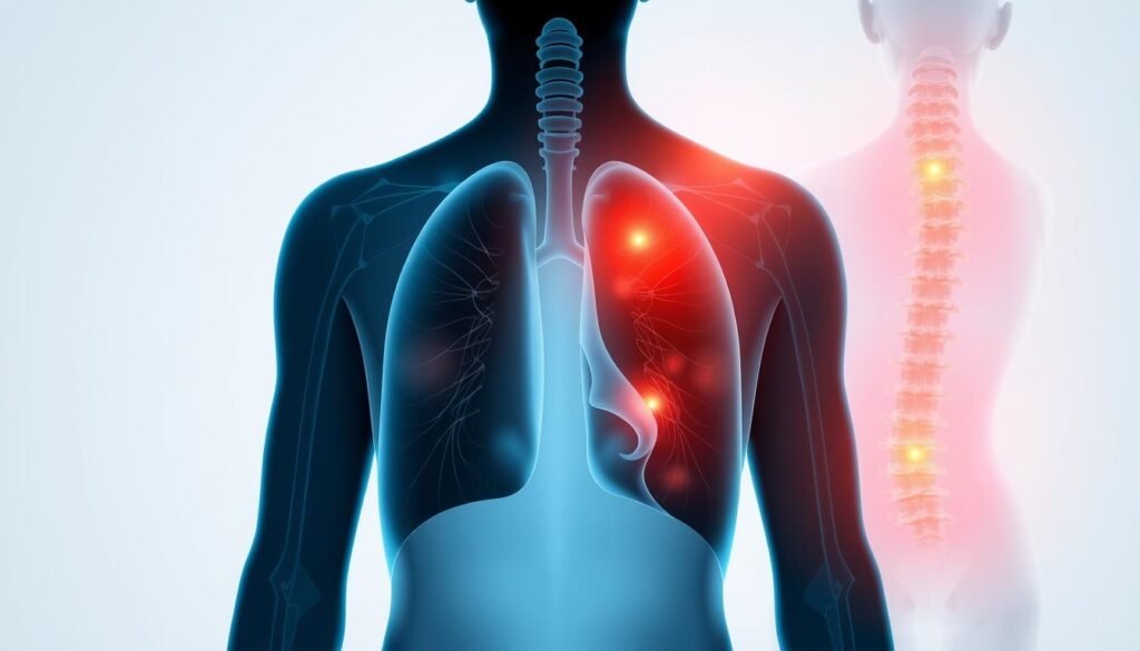 pleural effusion and back pain connection