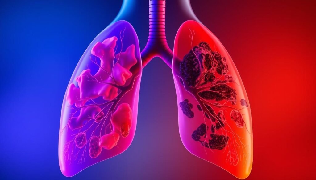 pneumonia and lung cancer