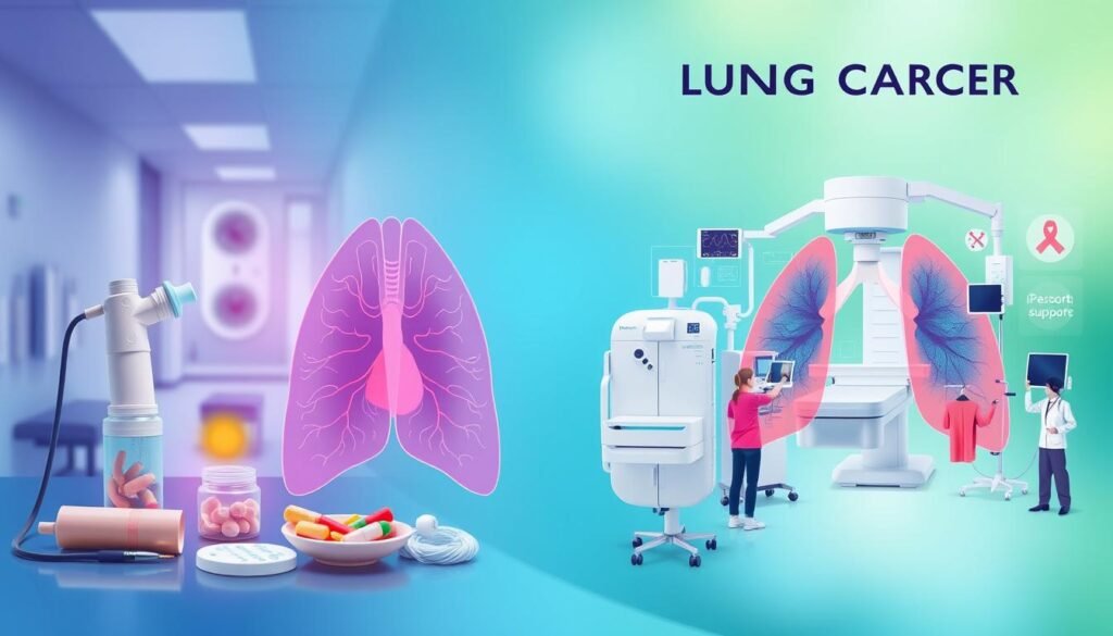 pneumonia treatment and lung cancer treatment overview