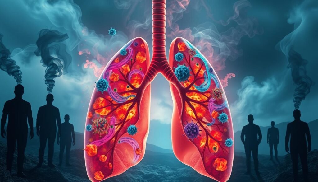 post-covid complications related to lung health