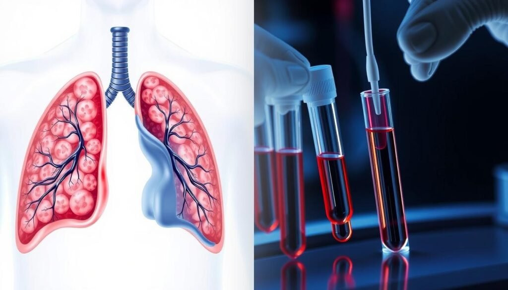 process of biopsy and liquid biopsy for lung cancer testing