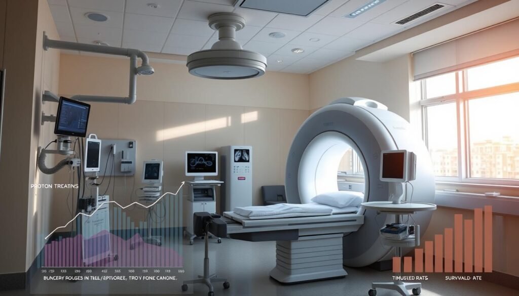 proton therapy lung cancer survival rates