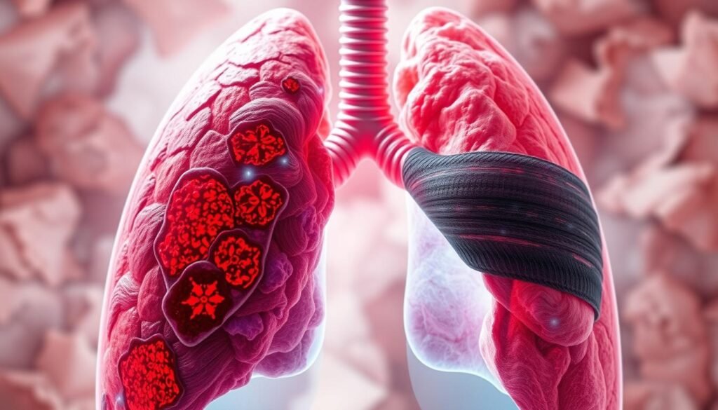 radiation pneumonitis and fibrosis