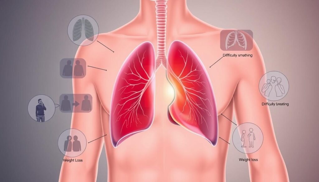 right lower lobe lung cancer symptoms