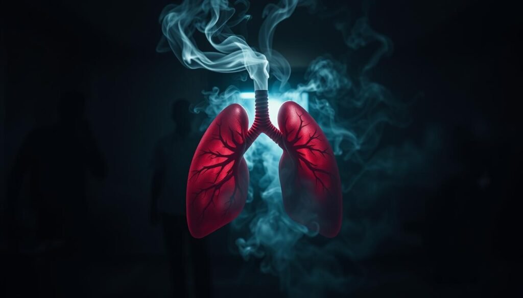 second hand cigarette smoke and lung cancer risk