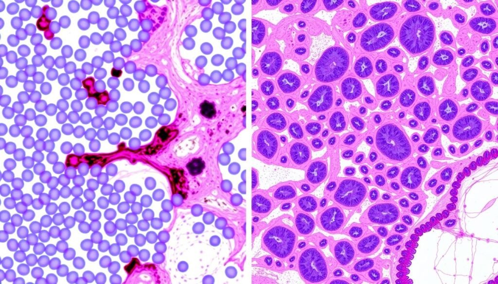 small cell vs non small cell lung cancer histology