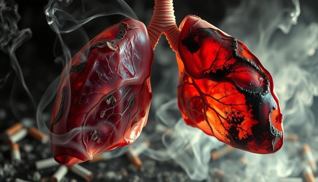 smoking history and its effects on lung cancer