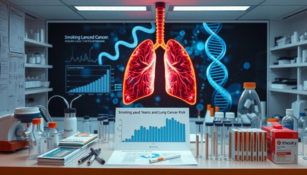 smoking-related research on lung cancer risk assessment studies