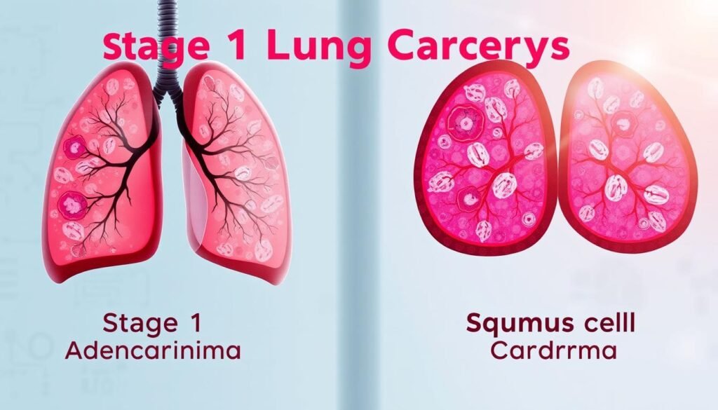 stage 1 lung cancer subtypes