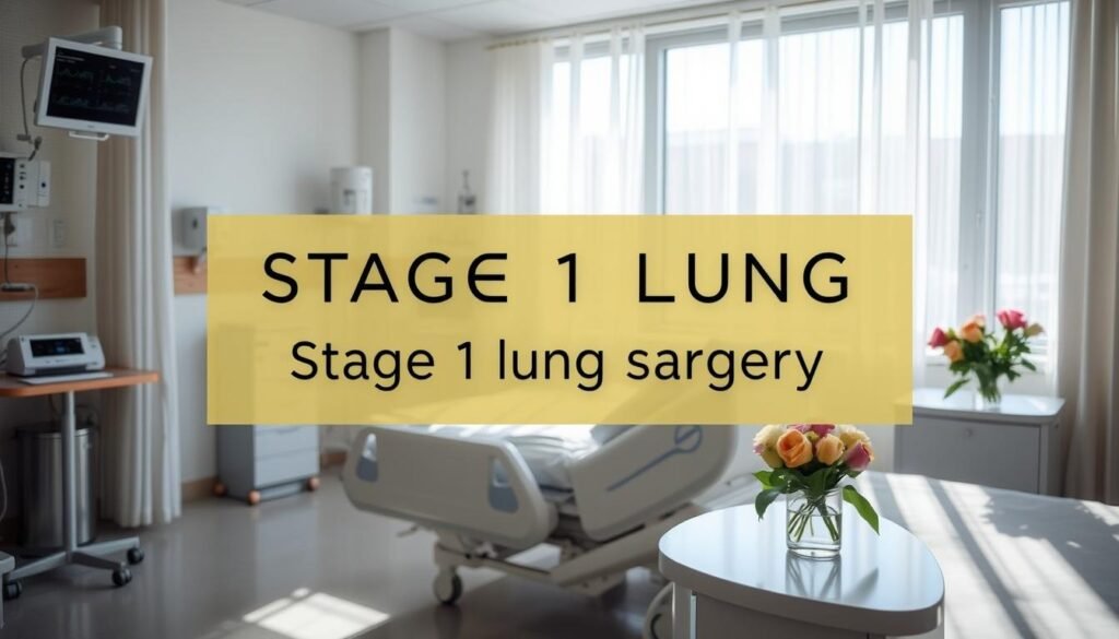 stage 1 lung cancer surgery recovery time