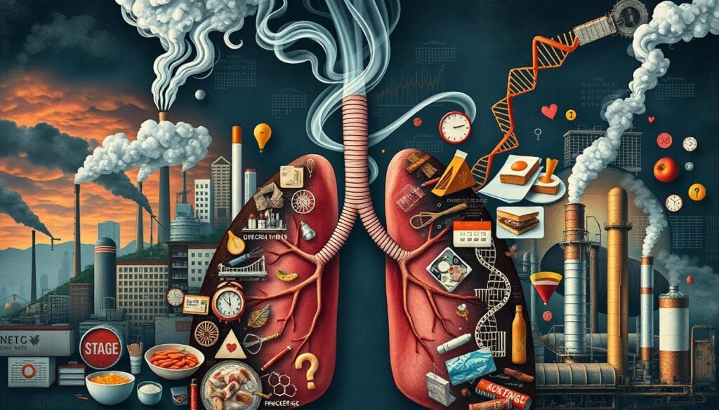 stage 4 lung cancer causes