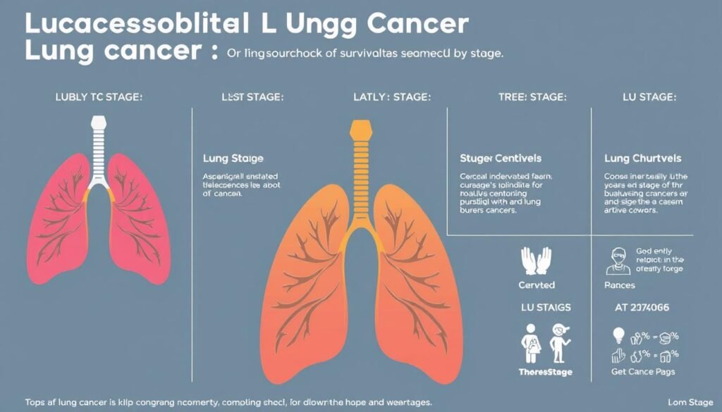 stage-specific lung cancer survival