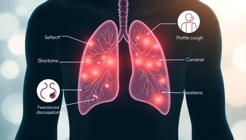 symptoms of lung lesion