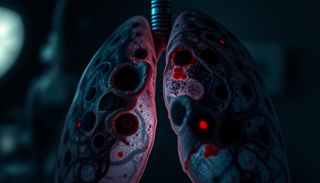 terminal lung cancer characteristics