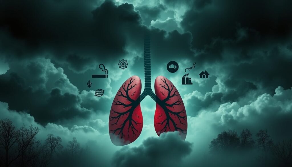 the risk of lung cancer increases with