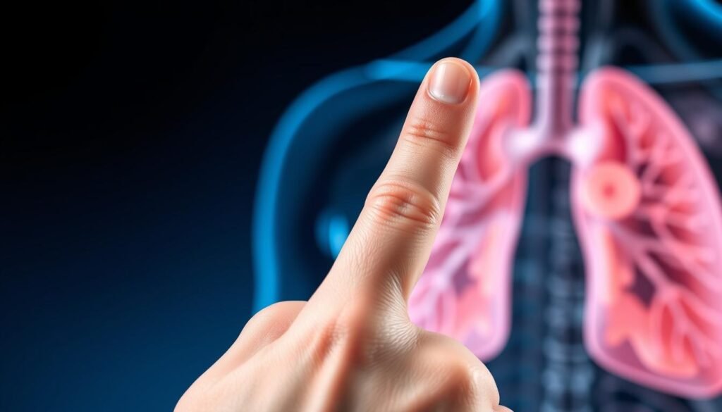 thumb mobility test for lung cancer detection