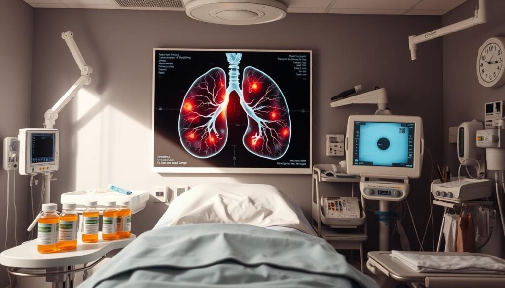 treatment for breast cancer spread to lung