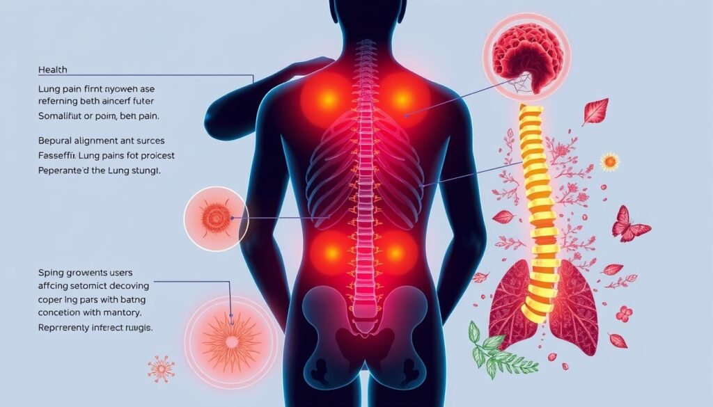 types of back pain from lung cancer